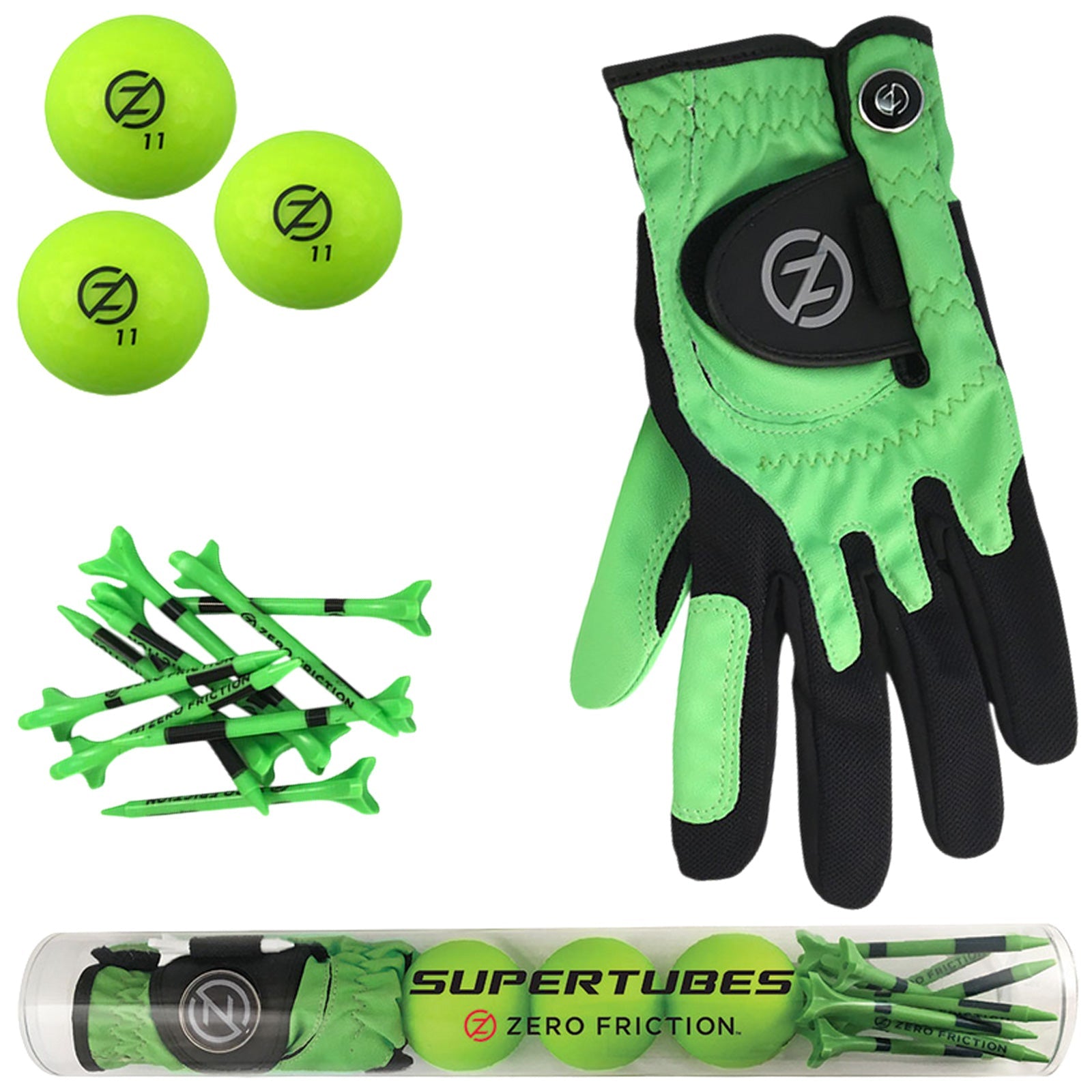 Zero Friction Supertubes Golf Gift Set