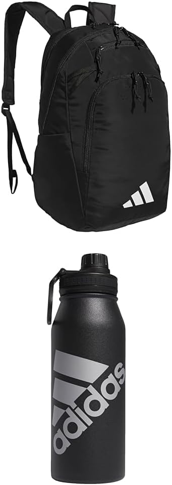 adidas Defender 5 Team Sports Backpack (33L) Durable Large Athletic Gym Laptop Travel Bag, Royal Blue, One Size