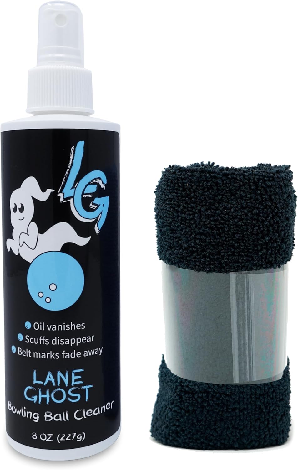 Bowling Ball Cleaner Spray - USBC Approved - Oil, Scuff, and Belt Mark Cleaner - Restores Tack and Prolongs Lifespan of Ball