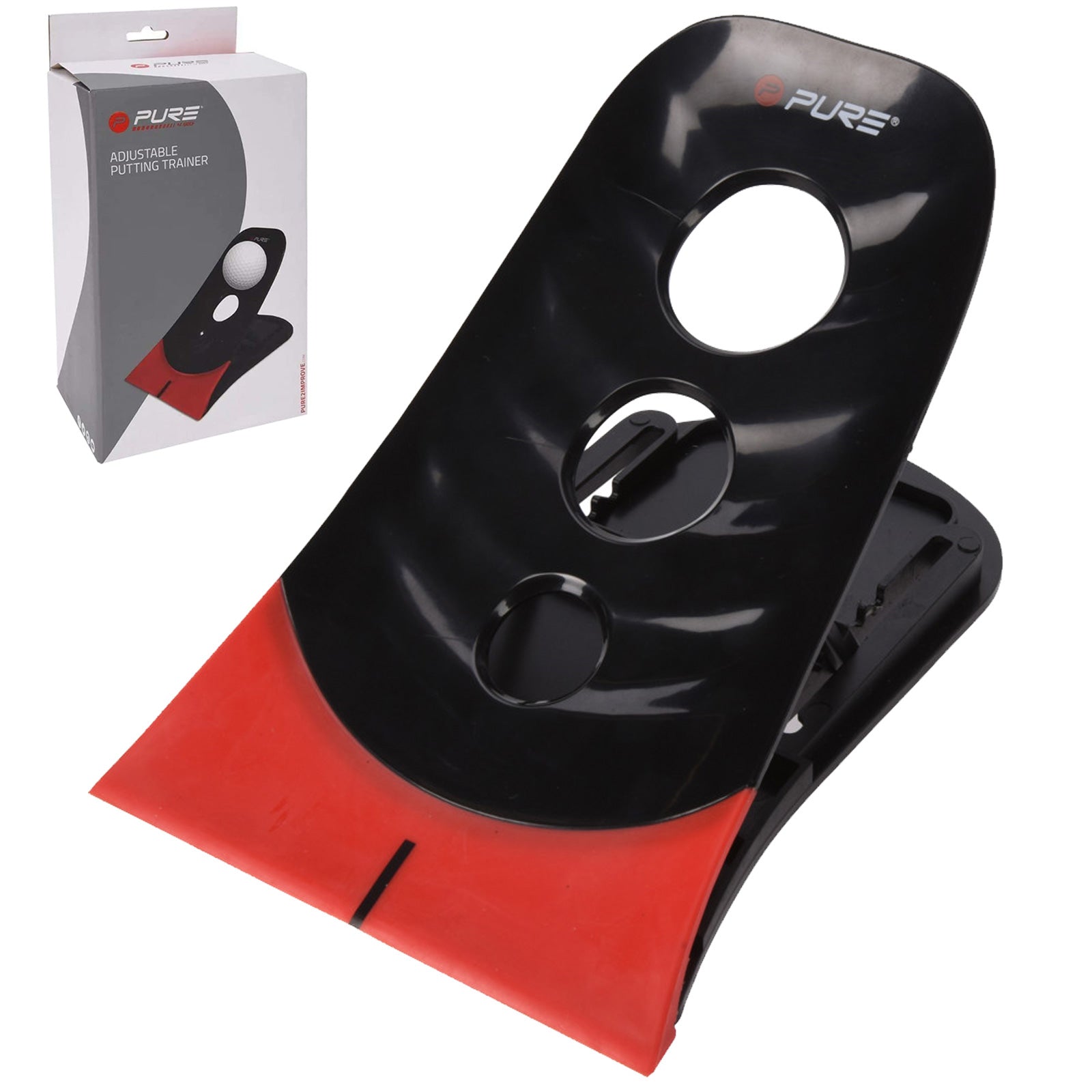 Pure2Improve Adjustable Golf Putting Trainer
