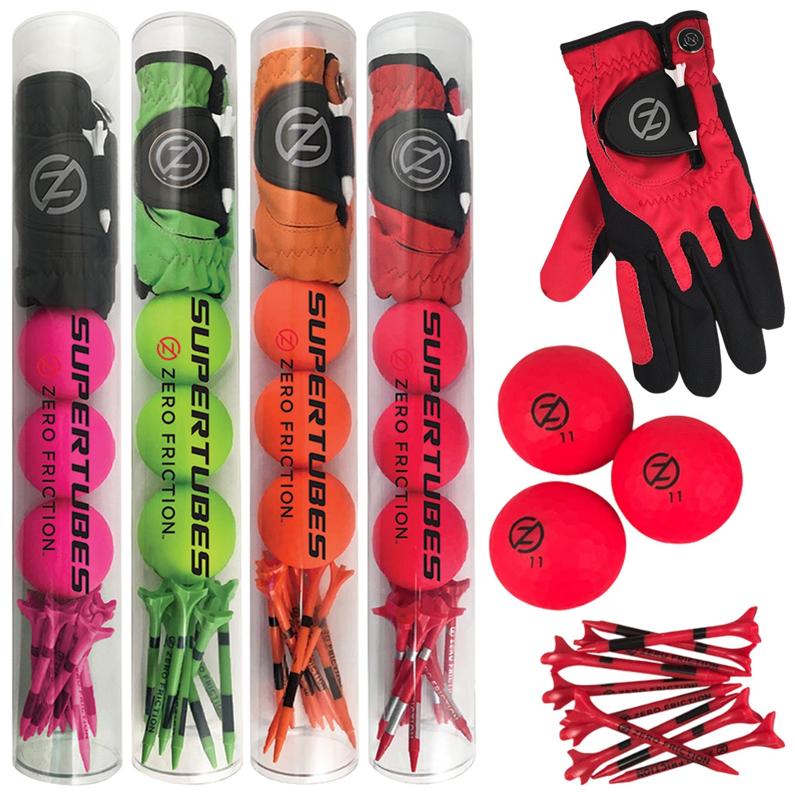 Zero Friction Supertubes Golf Gift Set