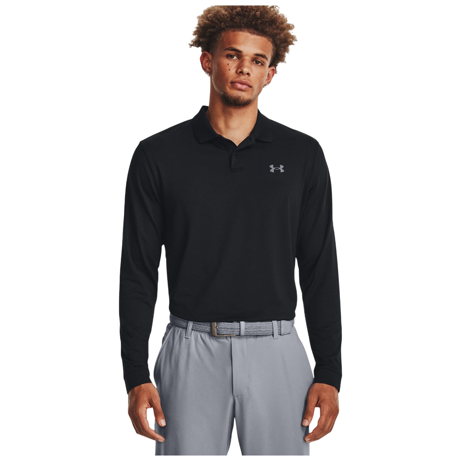 Under Armour Mens Match Play Long Sleeve Polo Shirt