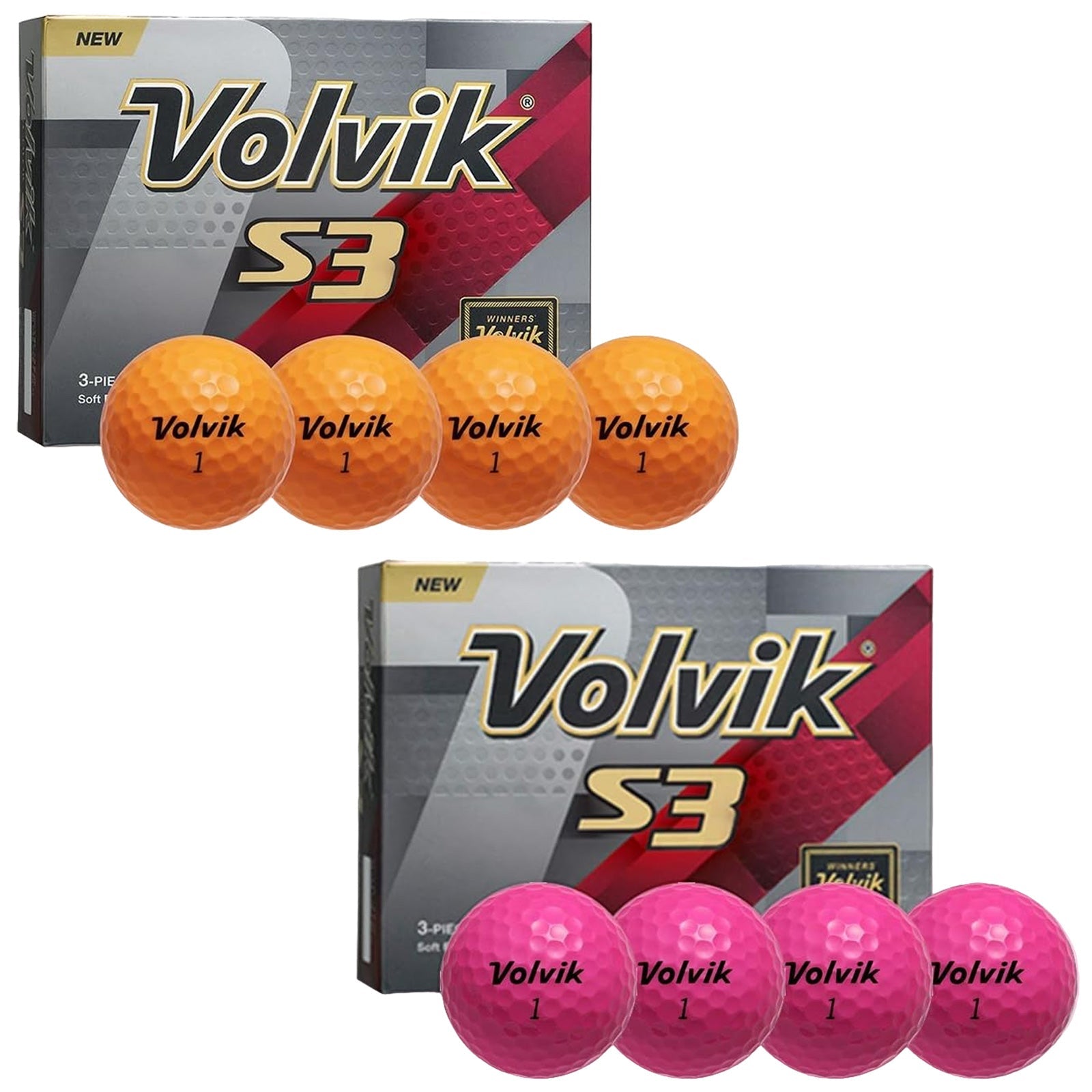 Volvik S3 Golf Balls