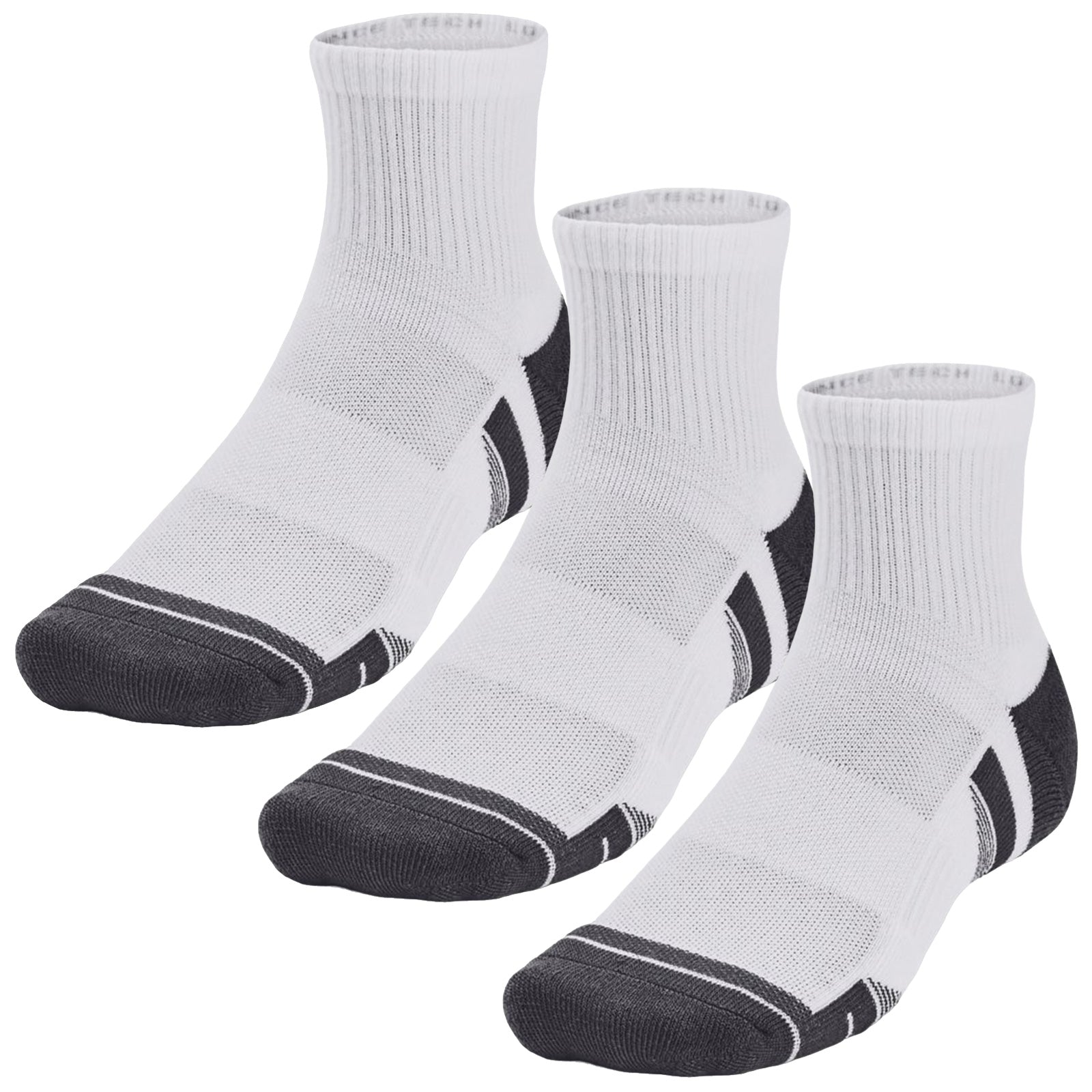 Under Armour Performance Tech Quarter Socks (3 Pairs)
