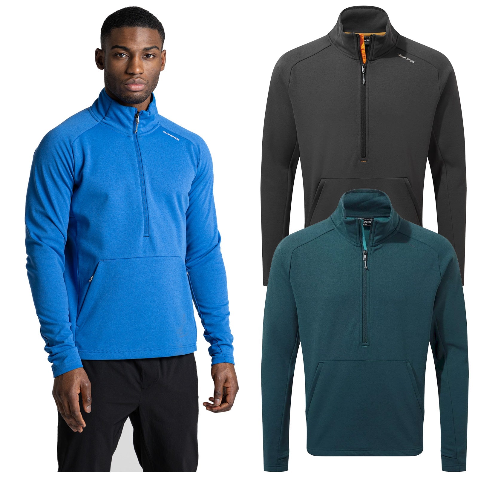 Craghoppers Mens Dynamic Pro Half Zip Fleece XXL