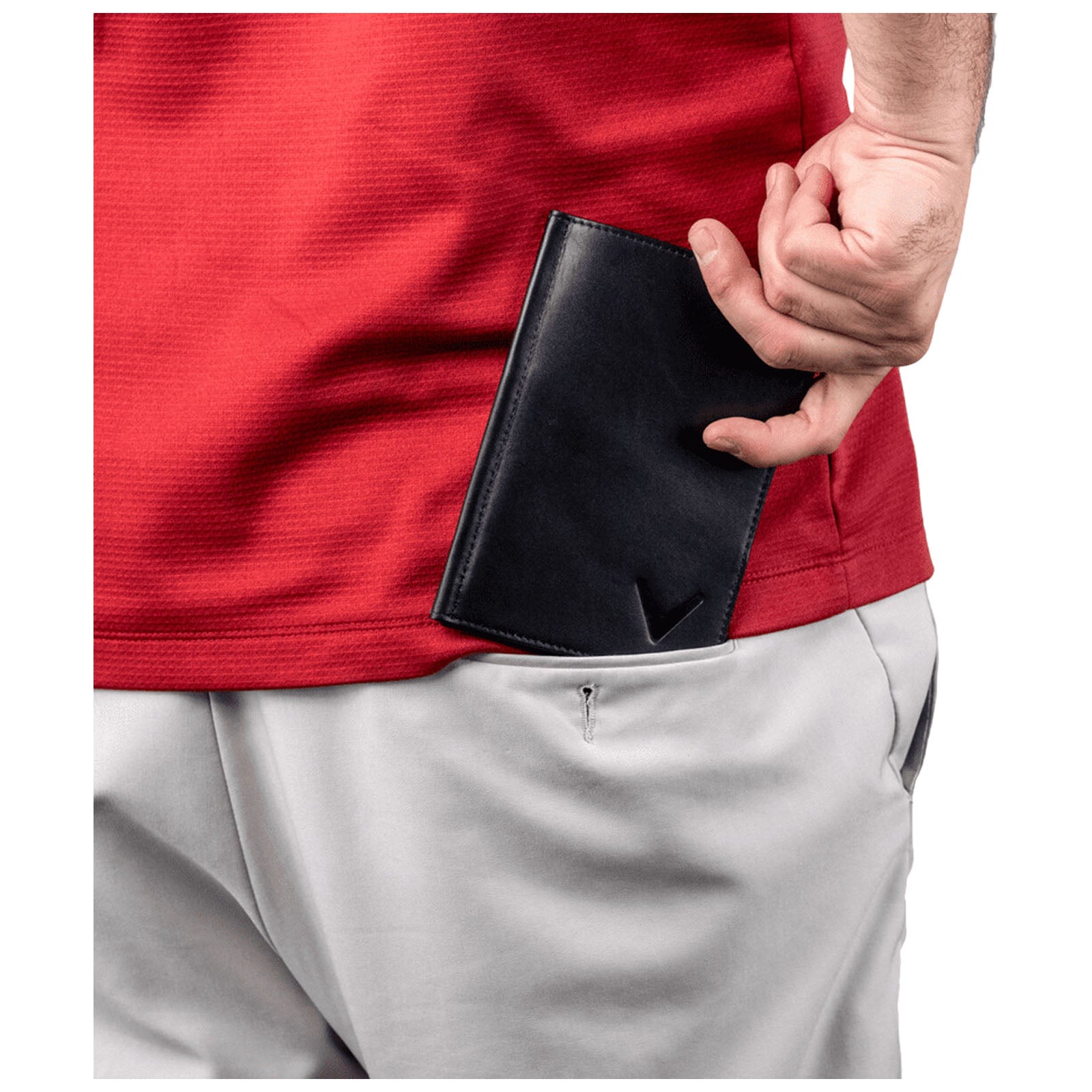 Callaway Bi-Fold Leather Scorecard Holder
