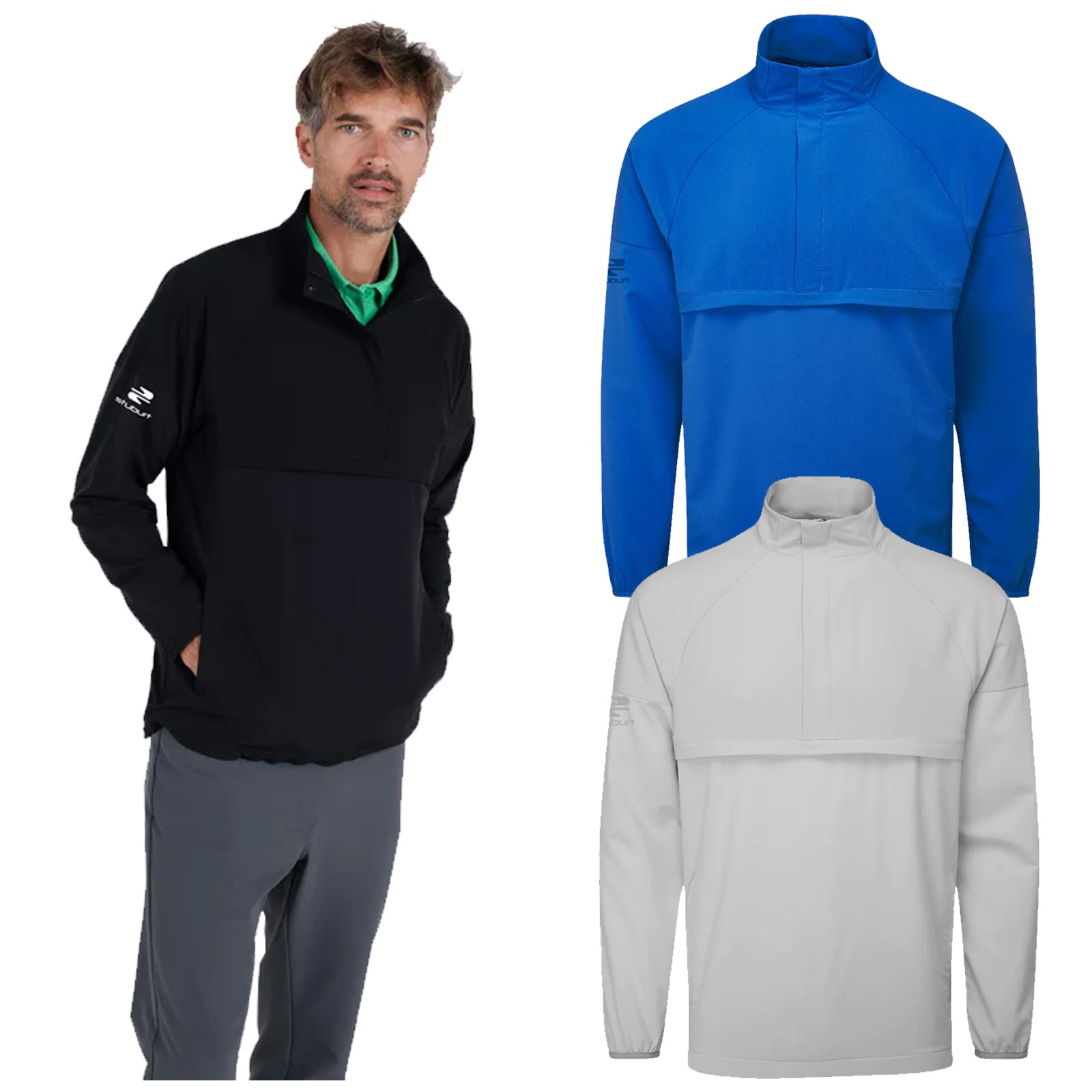 Stuburt Mens Javan Half Zip Top