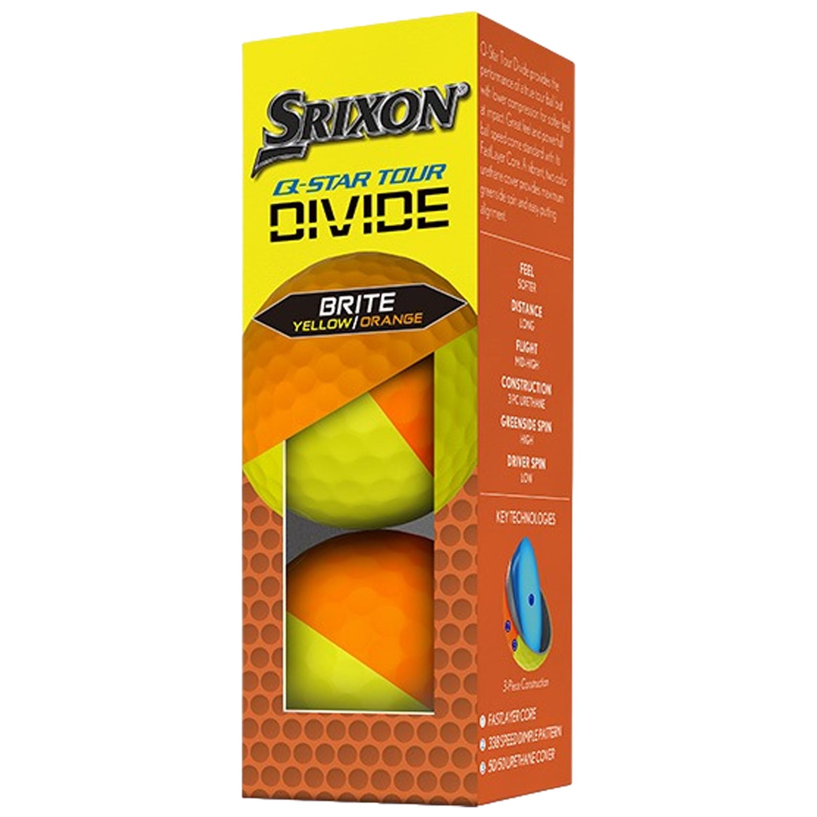 2025 Srixon Q-Star Tour Divide Golf Balls