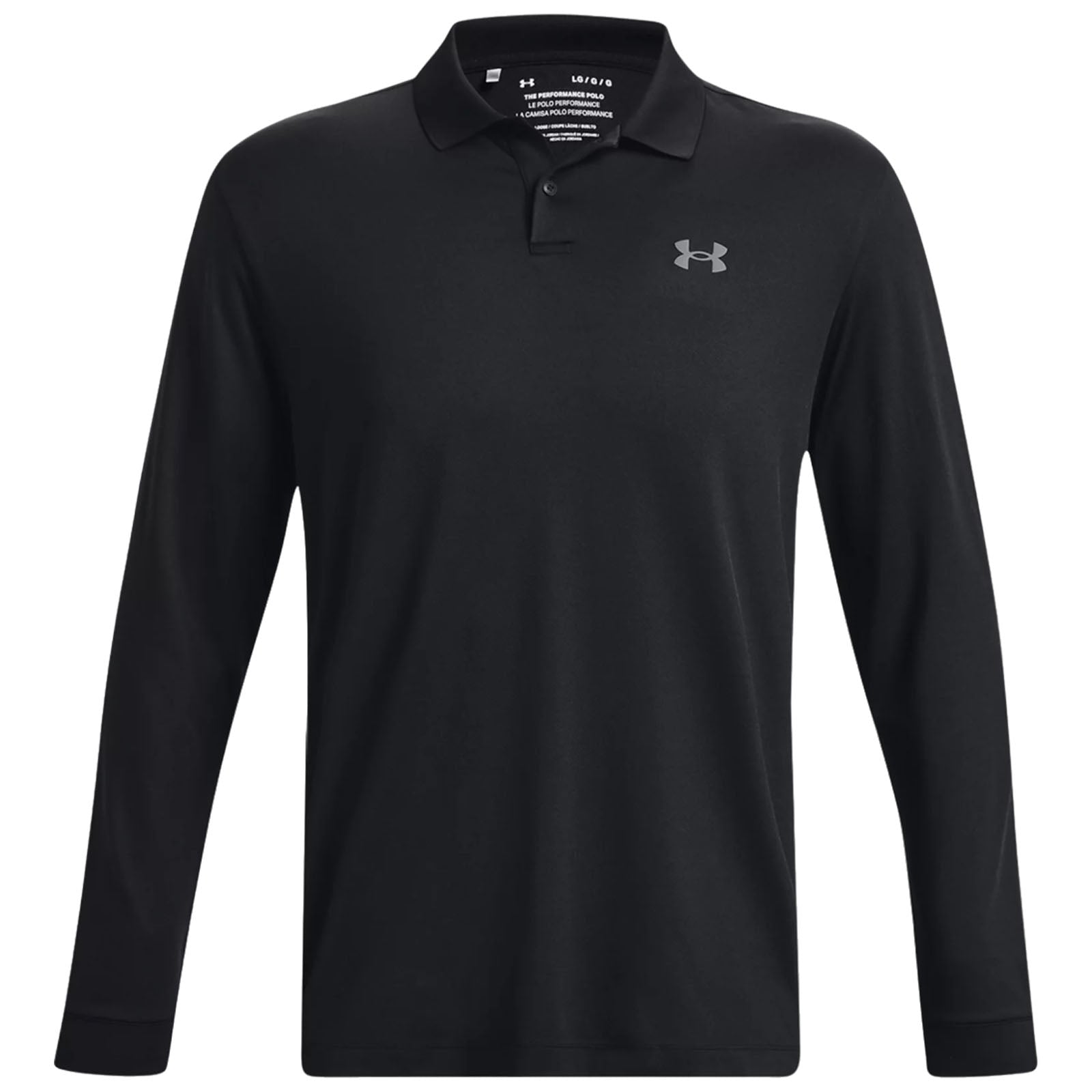 Under Armour Mens Match Play Long Sleeve Polo Shirt