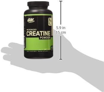 Optimum Nutrition Micronized Creatine Monohydrate Powder, Unflavored, 120 Servings, 600 Grams (Packaging May Vary)