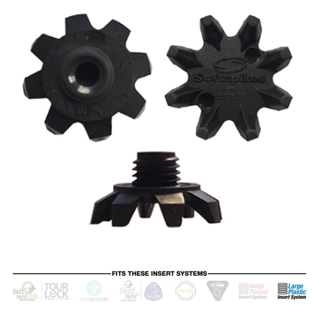 SoftSpikes Black Widow Golf Shoe Cleats