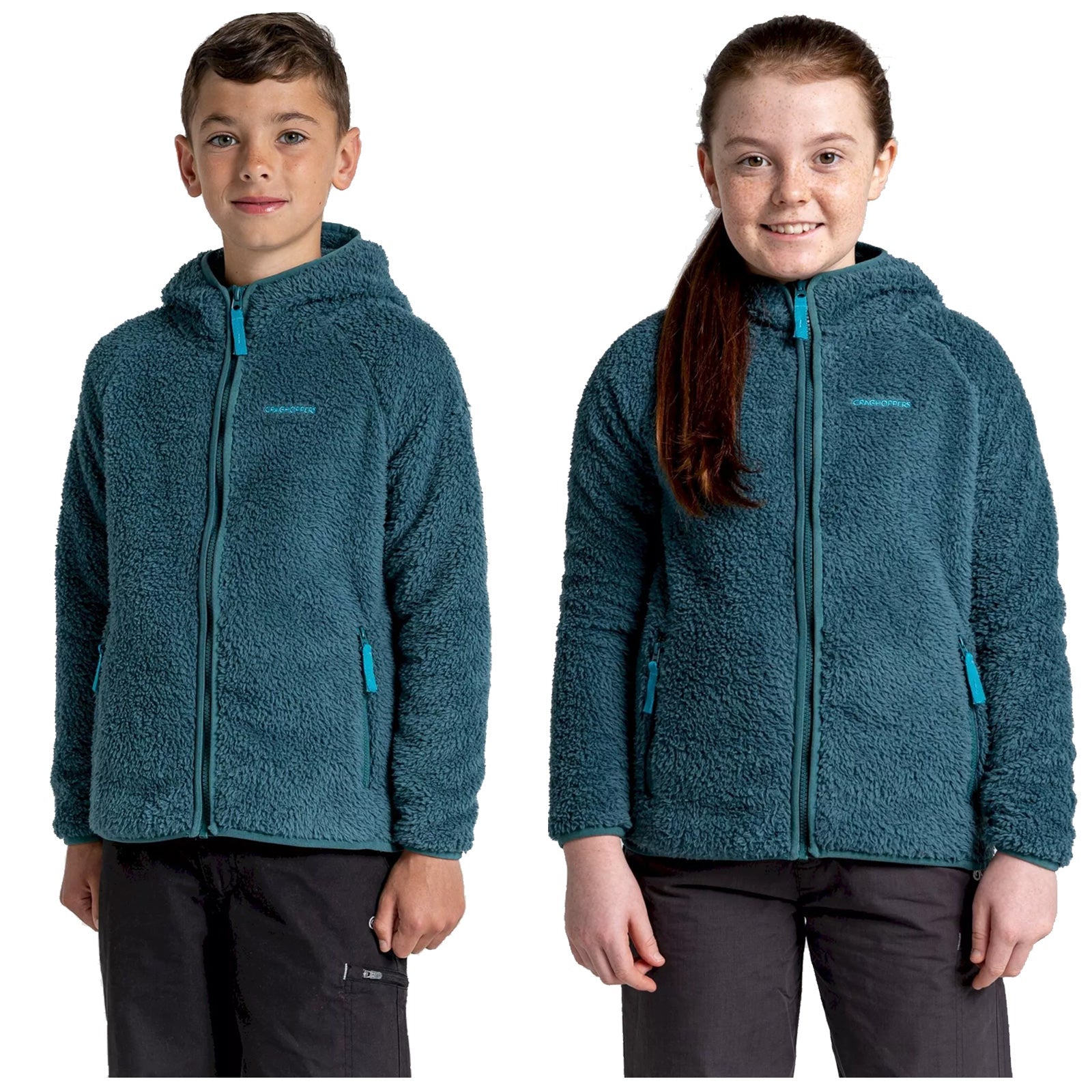 Craghoppers Junior Kaito Hooded Fleece Jacket