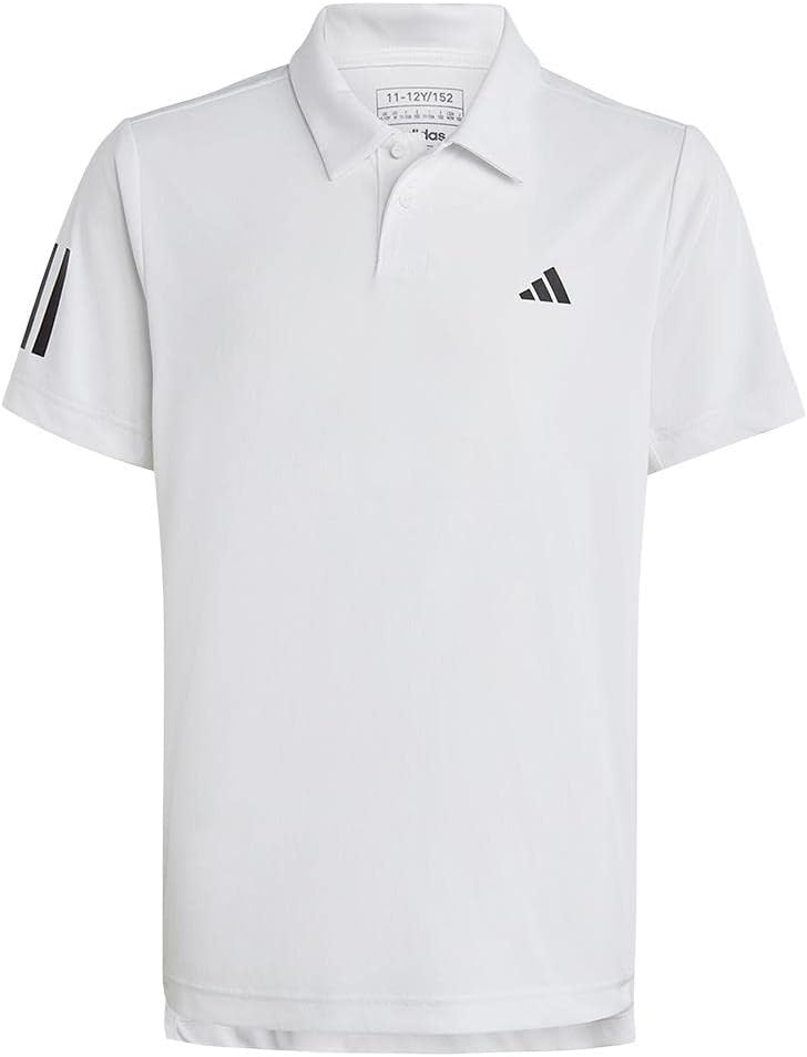 adidas Boys' Club Tennis 3-Stripes Polo Shirt