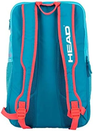 HEAD Tour Team Tennis Backpack 2 Racquet Carrying Bag w/Padded Shoulder Straps & Shoe Compartment - Black/Grey.