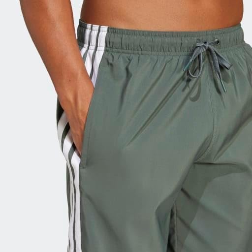 adidas Men's 3-Stripes 8-Inch Swim Shorts