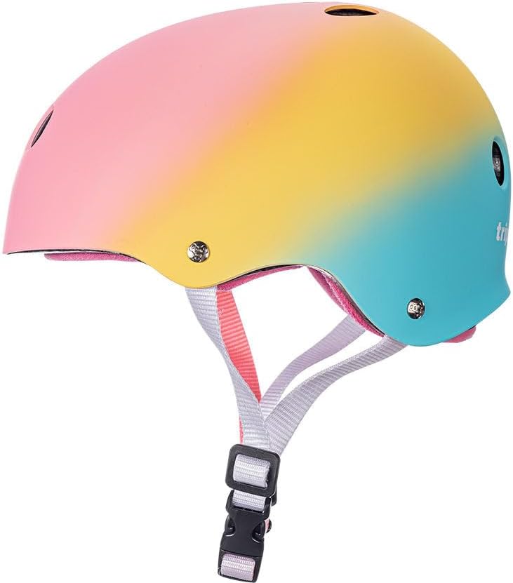 Triple Eight Certified Sweatsaver Helmet for Skateboarding, BMX, Roller Derby, Roller Skating, Inline Skating, Scooter and Bike