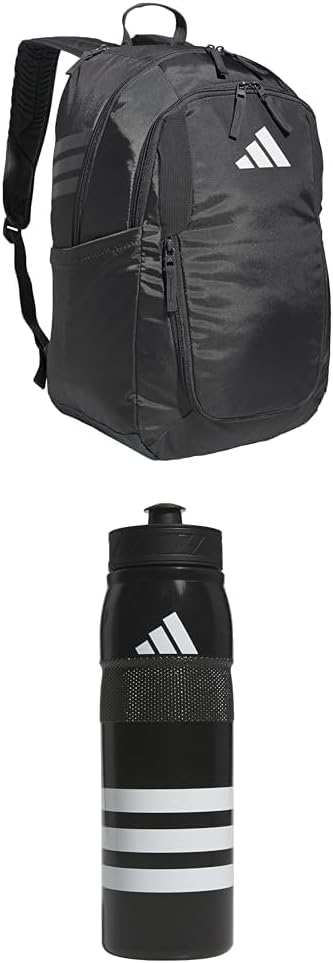 adidas Stadium Team Sports Backpack for Men and Women (36l) Durable Athletic Laptop Bag, Navy Blue/3.0, One Size