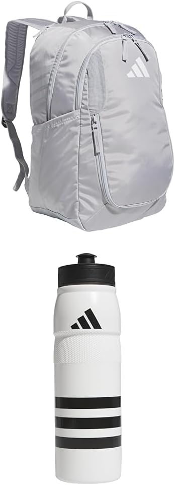 adidas Stadium Team Sports Backpack for Men and Women (36l) Durable Athletic Laptop Bag, Navy Blue/3.0, One Size