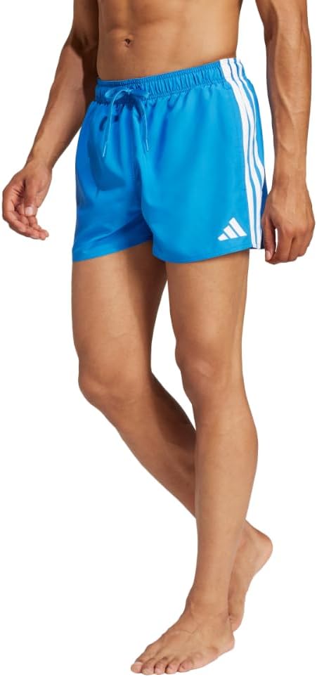 adidas Men's 3-Stripes 3-Inch Swim Shorts