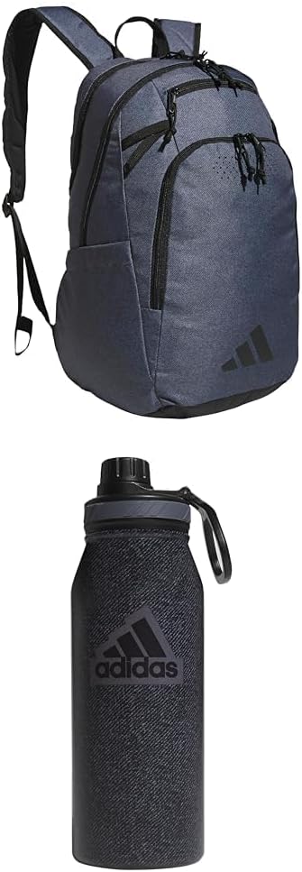 adidas Defender 5 Team Sports Backpack (33L) Durable Large Athletic Gym Laptop Travel Bag, Royal Blue, One Size
