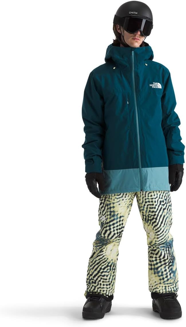 THE NORTH FACE Men's Thermoball Eco Snow Triclimate Waterproof Insulated Ski Jacket | Helmet Compatible, Powder Skirt