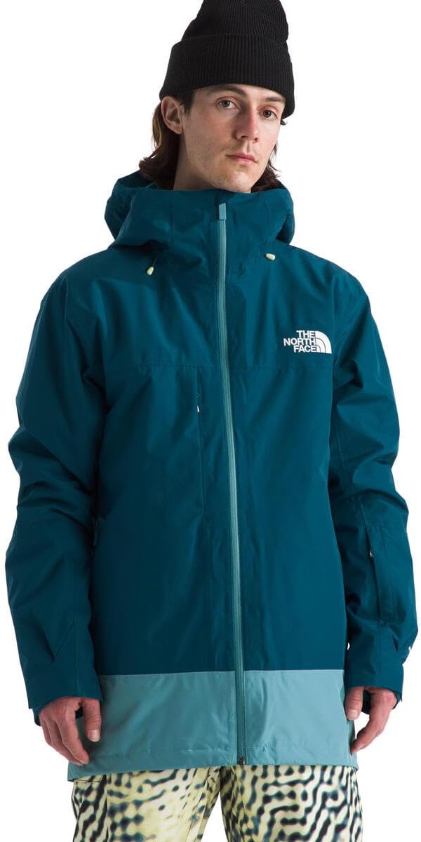 THE NORTH FACE Men's Thermoball Eco Snow Triclimate Waterproof Insulated Ski Jacket | Helmet Compatible, Powder Skirt