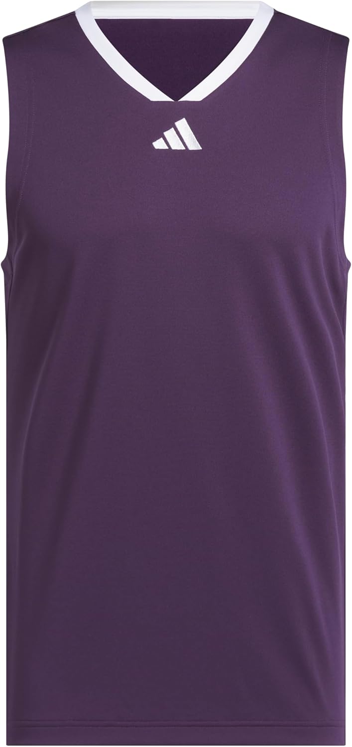 adidas Men's Basketball Legends 3-Stripes Tank Top