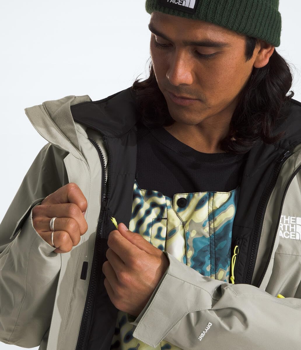 THE NORTH FACE Men's Thermoball Eco Snow Triclimate Waterproof Insulated Ski Jacket | Helmet Compatible, Powder Skirt