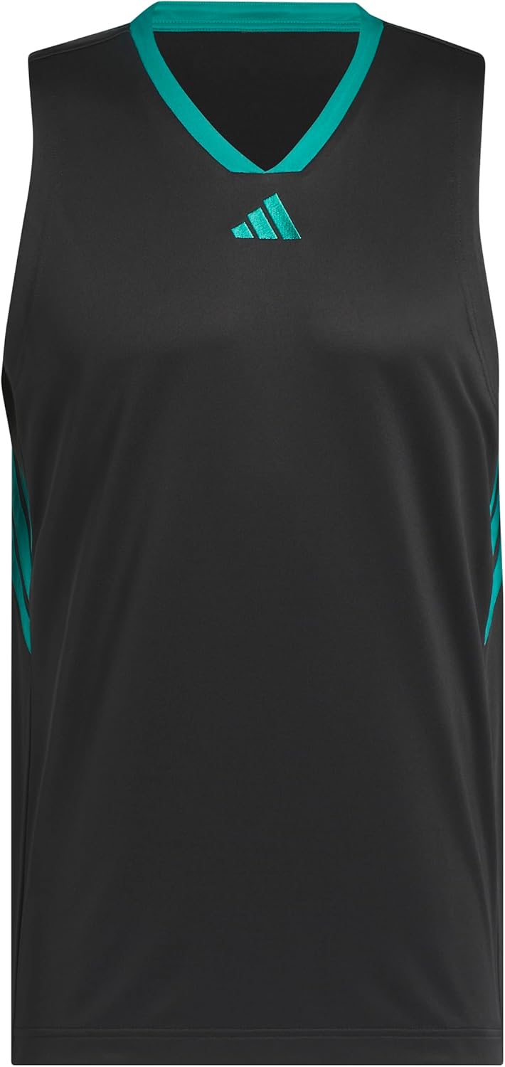 adidas Men's Basketball Legends 3-Stripes Tank Top