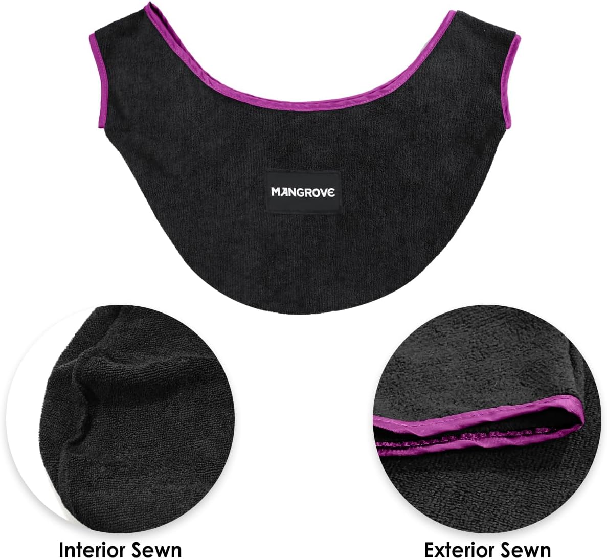 Mangrove Bowling Ball Polisher, Microfiber Bowling Towel See-Saw for Bowlers, Large Washable Bowling Shammy Seesaw, Ball Cleaner Holder Bag