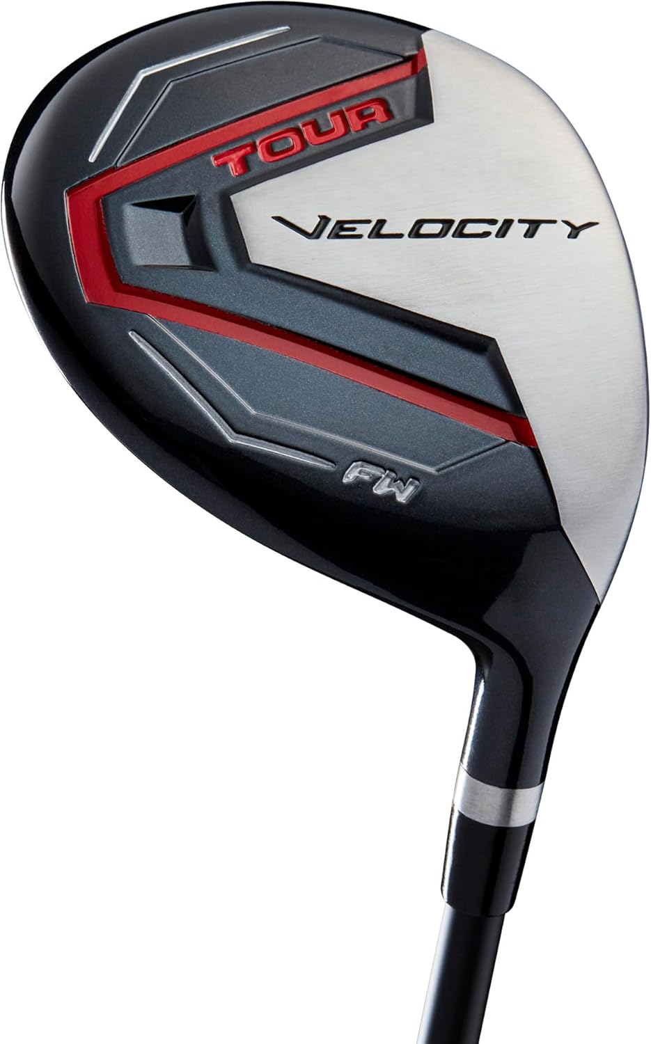 Wilson Tour Velocity Complete Golf Set with Stand Bag - Men's Right Hand, Regular Flex, Black/Red