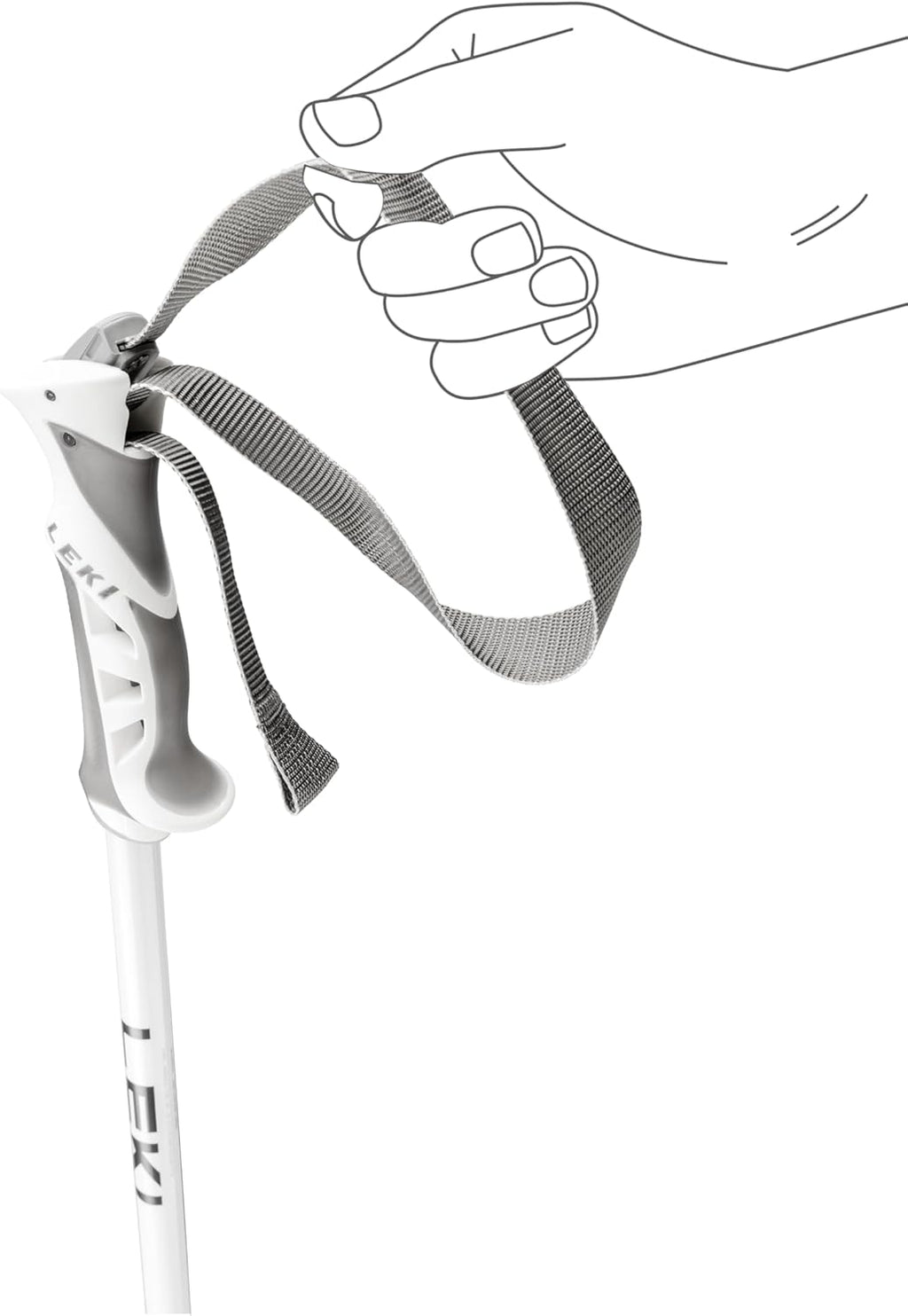 LEKI Women’s Bliss Lightweight Aluminum Ski Poles for Alpine Skiing