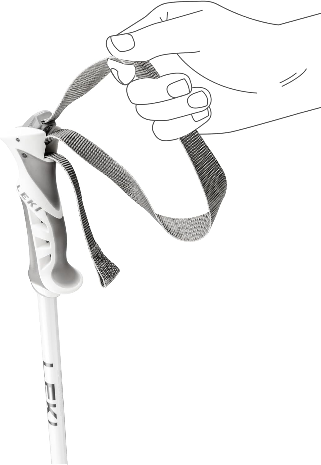 LEKI Women’s Bliss Lightweight Aluminum Ski Poles for Alpine Skiing