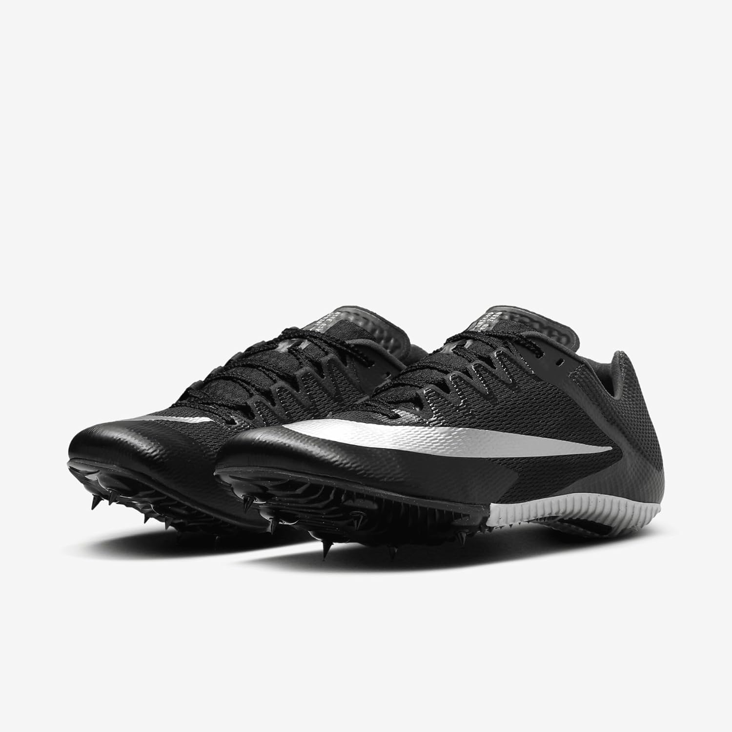 Nike Zoom Rival Track & Field Sprinting Spikes (FZ9663-001, Black/Black/Metallic Silver) Size 9