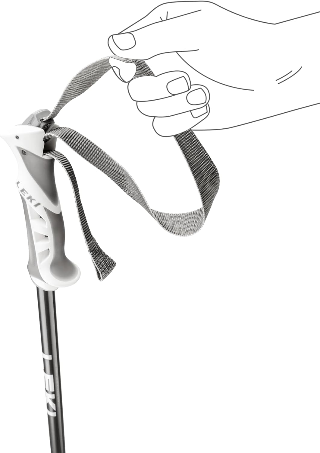 LEKI Women’s Bliss Lightweight Aluminum Ski Poles for Alpine Skiing