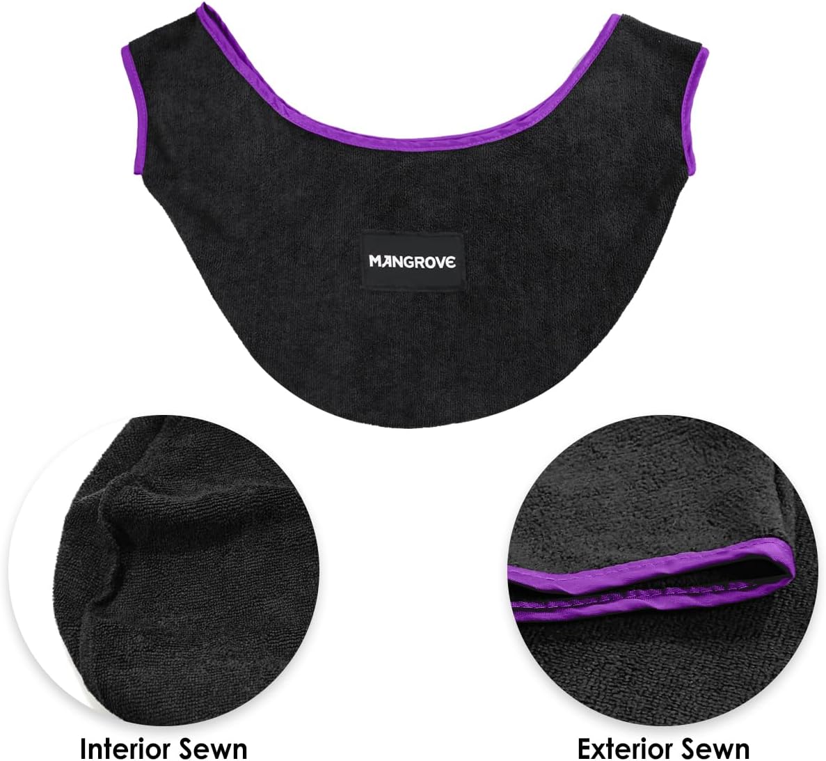 Mangrove Bowling Ball Polisher, Microfiber Bowling Towel See-Saw for Bowlers, Large Washable Bowling Shammy Seesaw, Ball Cleaner Holder Bag