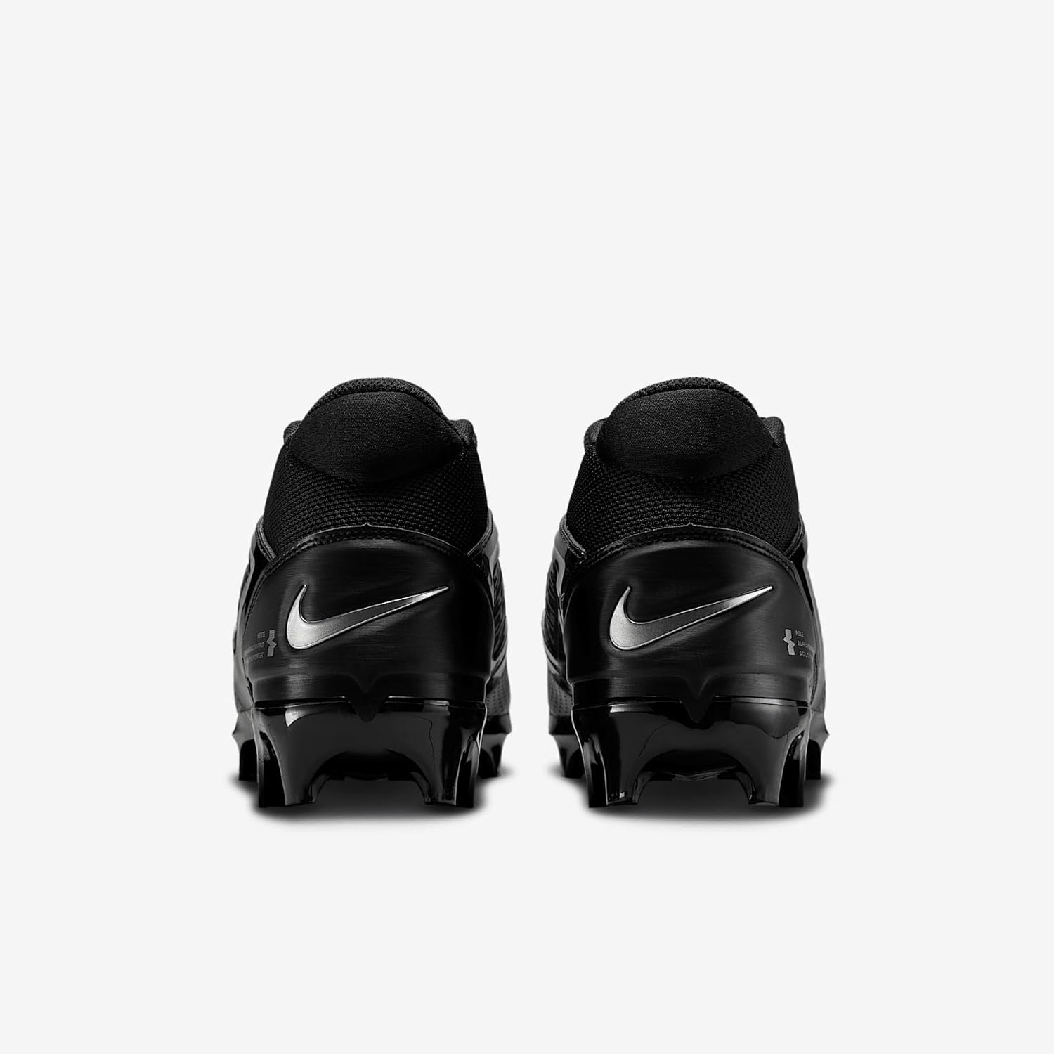 Nike Alpha Menace 4 Pro Football Cleats (FD7037-002, Black/Metallic Silver)