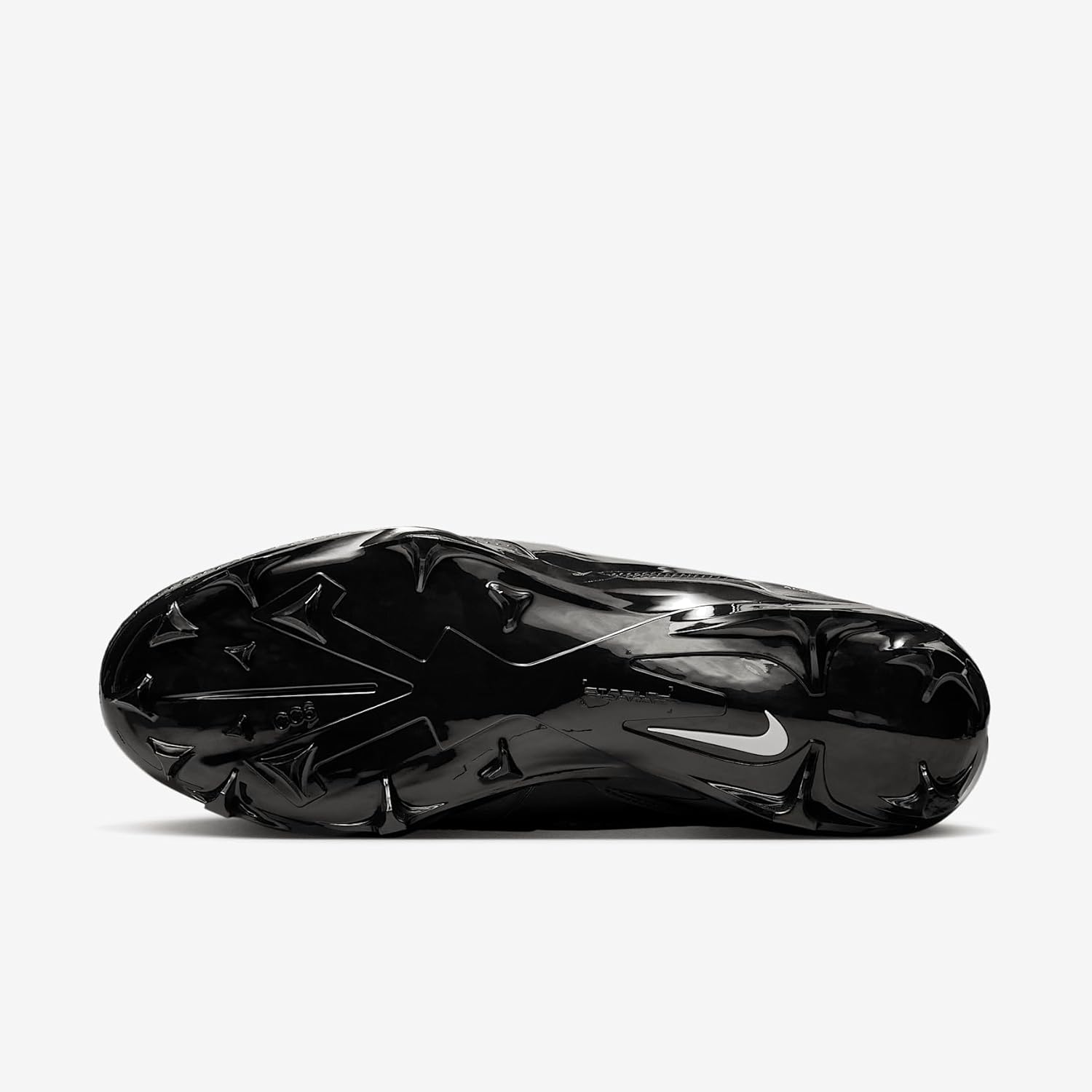 Nike Alpha Menace 4 Pro Football Cleats (FD7037-002, Black/Metallic Silver)