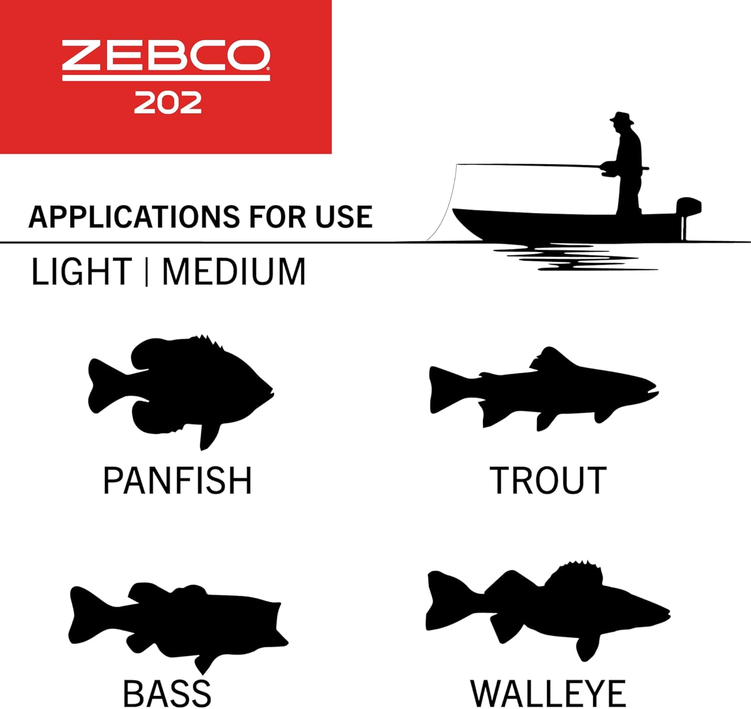 Zebco 202 Spincast Fishing Reel, Right-Hand Retrieve, Durable All-Metal Gears, Stainless Steel Pick-up Pin, Pre-Spooled with 10-Pound Zebco Fishing Line,