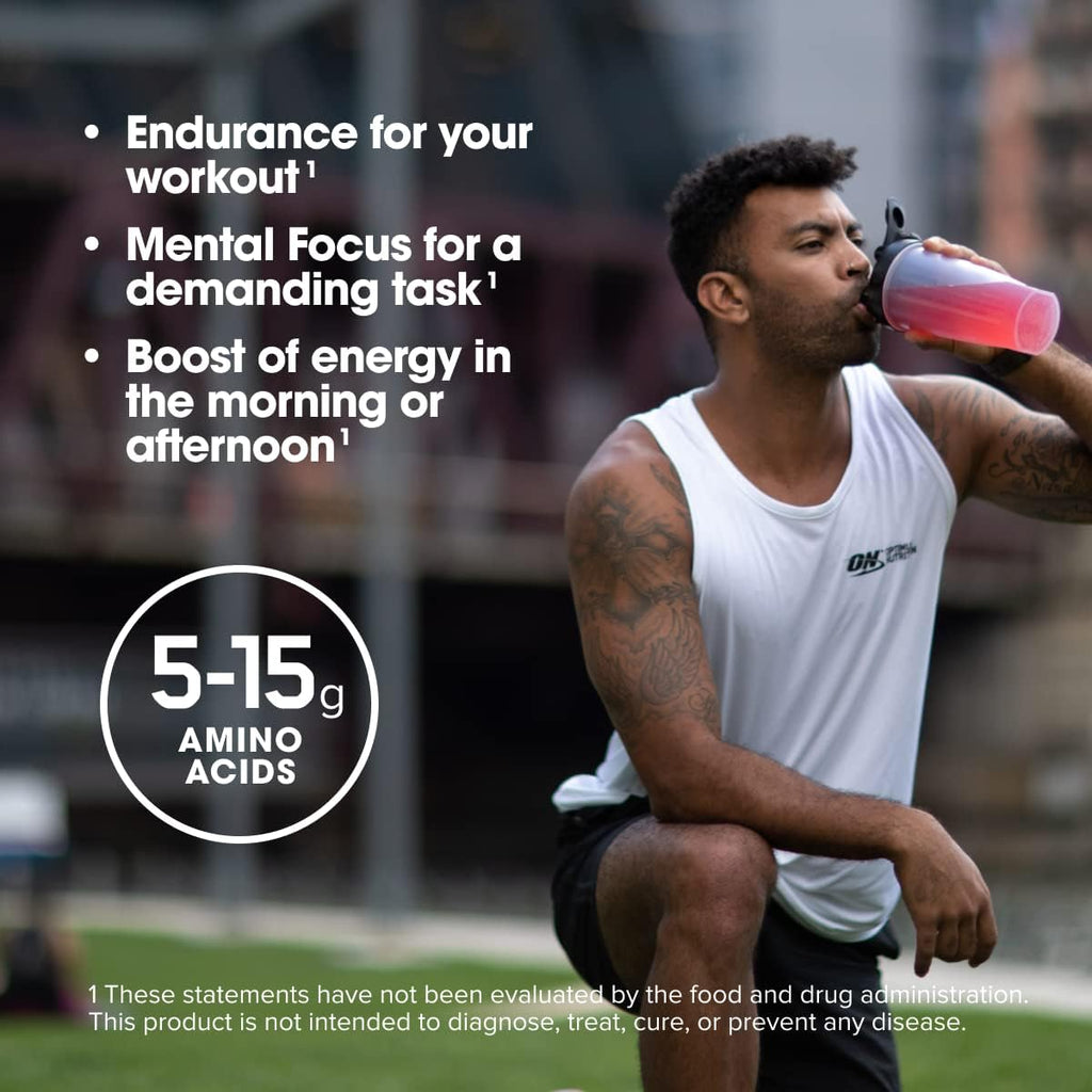 Optimum Nutrition Amino Energy - Pre Workout with Green Tea, BCAA, Amino Acids, Keto Friendly, Green Coffee Extract, Energy Powder - Orange Cooler, 65 Servings (Packaging May Vary)