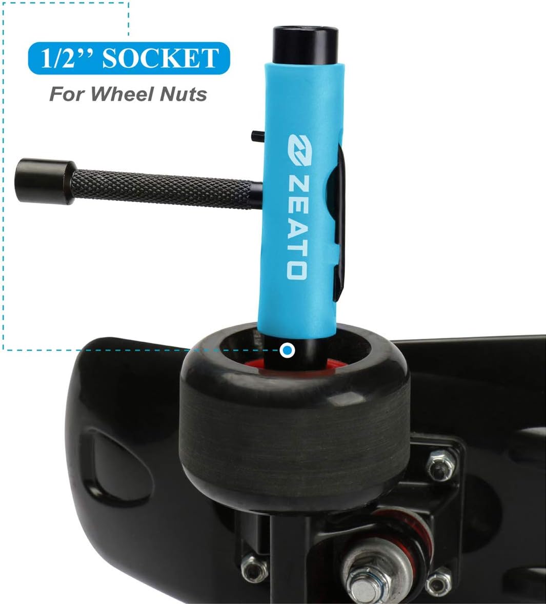 All-in-One Skate Tools Multi-Function Portable Skateboard T Tool Accessory with T-Type Allen Key and L-Type Phillips Head Wrench Screwdriver