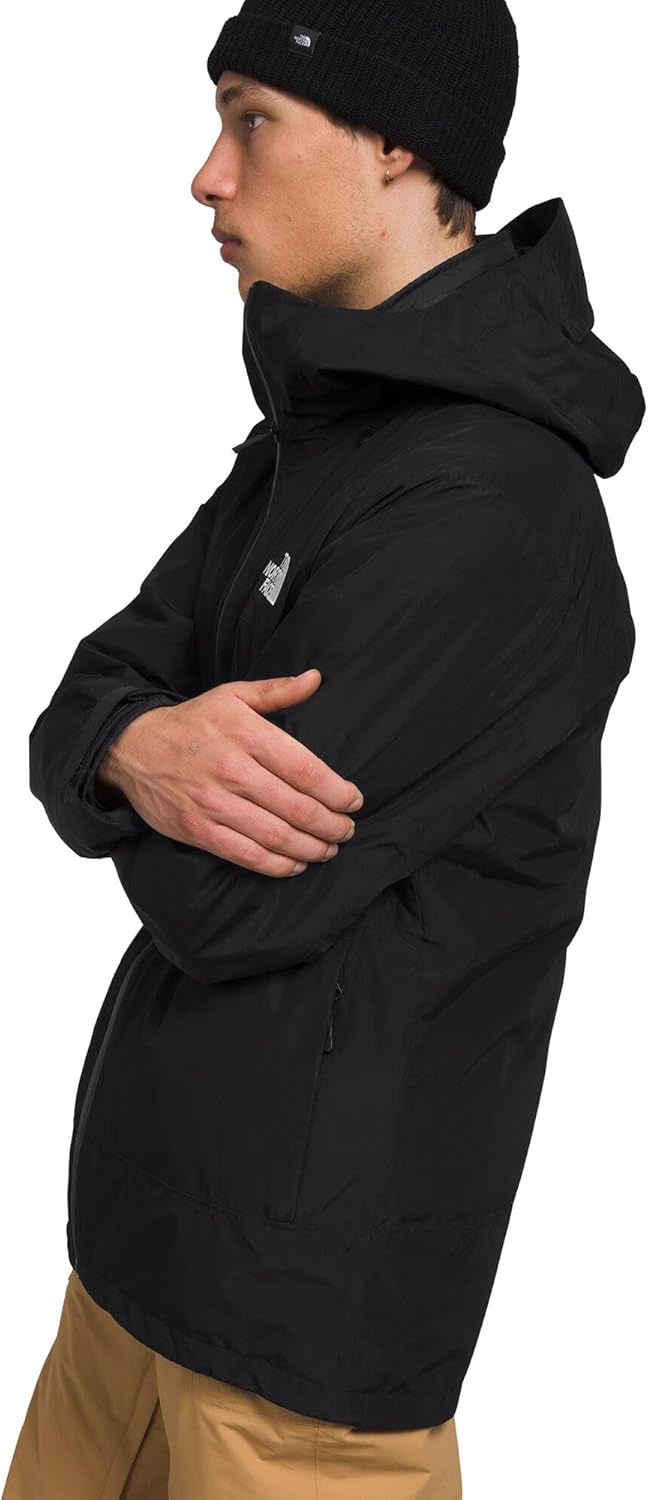 THE NORTH FACE Men's Thermoball Eco Snow Triclimate Waterproof Insulated Ski Jacket | Helmet Compatible, Powder Skirt