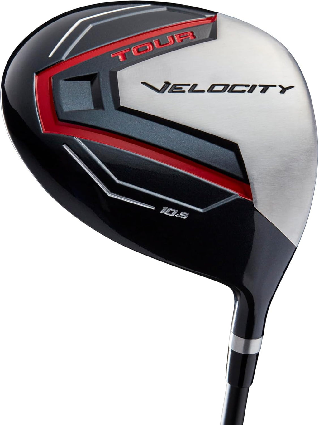 Wilson Tour Velocity Complete Golf Set with Stand Bag - Men's Right Hand, Regular Flex, Black/Red
