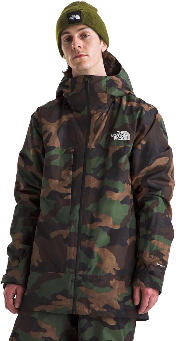 THE NORTH FACE Men's Thermoball Eco Snow Triclimate Waterproof Insulated Ski Jacket | Helmet Compatible, Powder Skirt