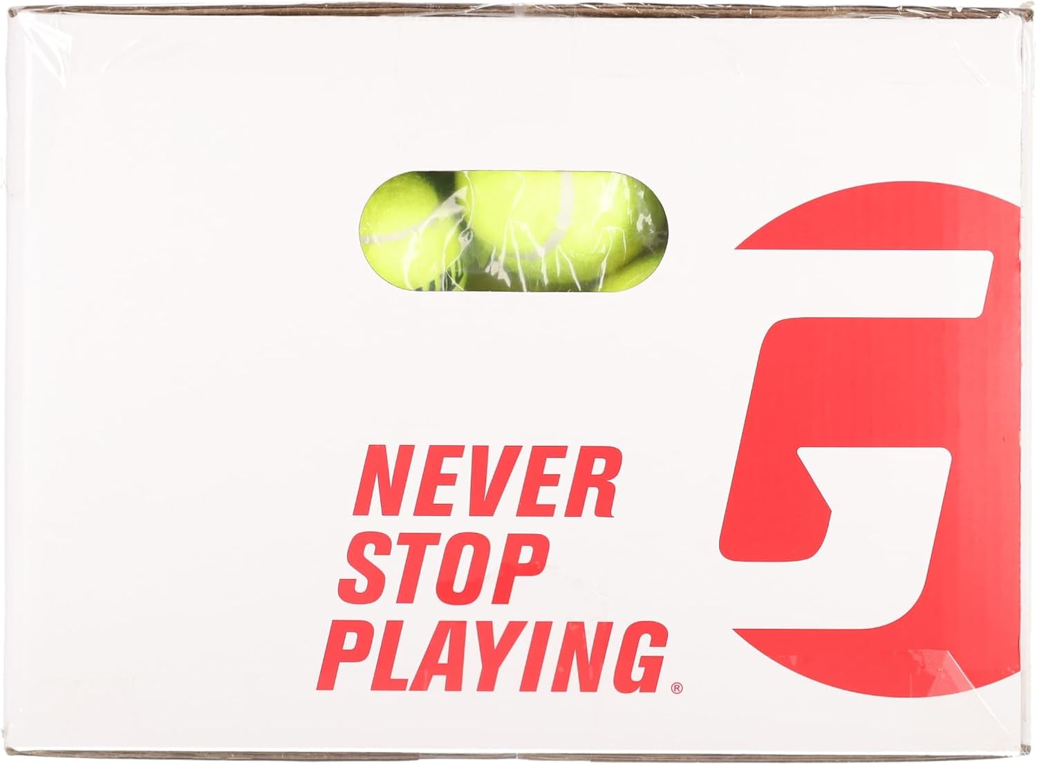 GAMMA Sports Pressureless Tennis Balls Box - Ideal for Practice, Teaching, and Training with High-Visbility Felt - Indoor and Outdoor Court Play - 48 and 75 Pack Sizes