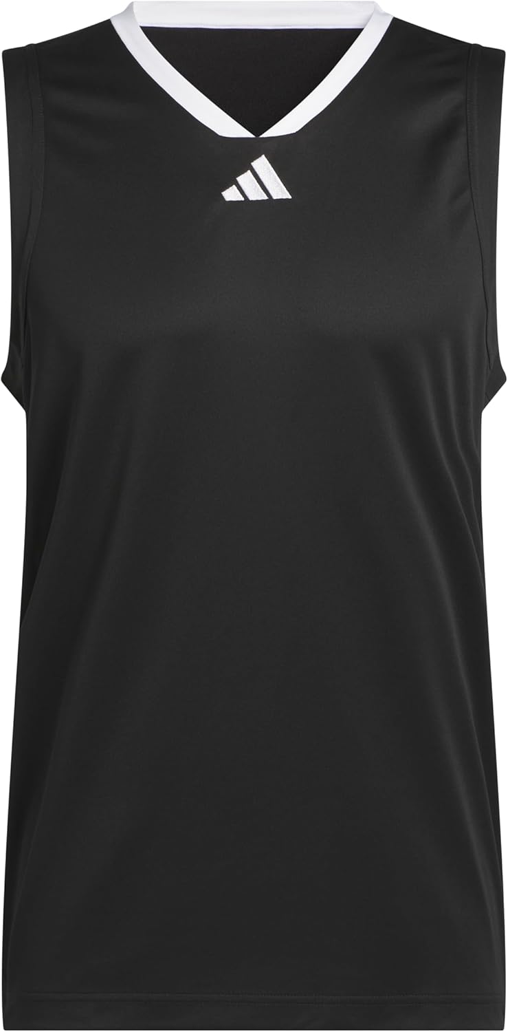 adidas Men's Basketball Legends 3-Stripes Tank Top