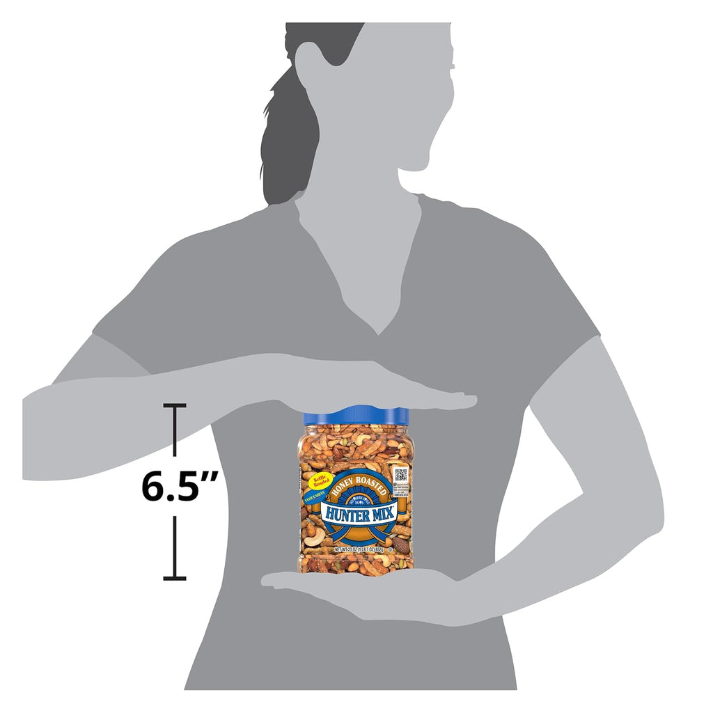 Southern Style Nuts Gourmet Hunter Bulk Trail Mix, 23 oz (Pack of 1), Sesame Sticks, Roasted Peanuts, Sunflower Kernels, Almonds, Cashews & Pepitas, Mixed Nuts, Snacks for Adults & Kids