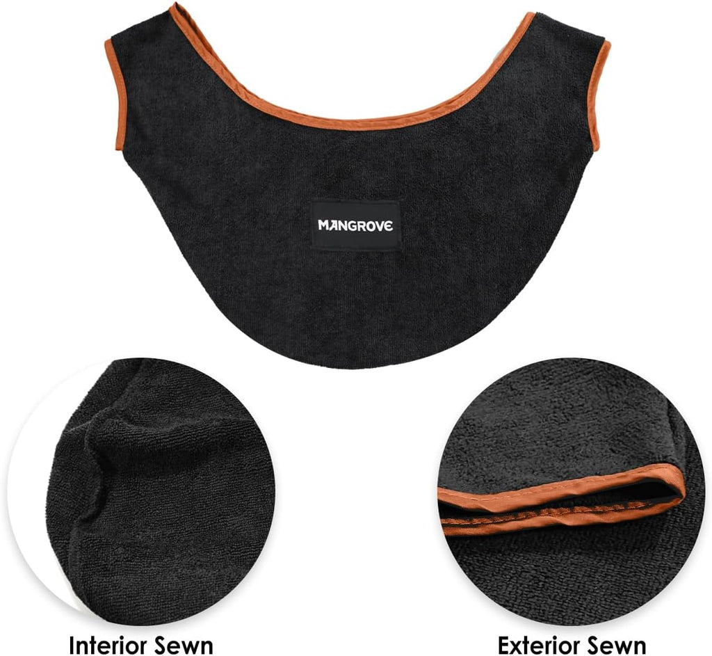 Mangrove Bowling Ball Polisher, Microfiber Bowling Towel See-Saw for Bowlers, Large Washable Bowling Shammy Seesaw, Ball Cleaner Holder Bag