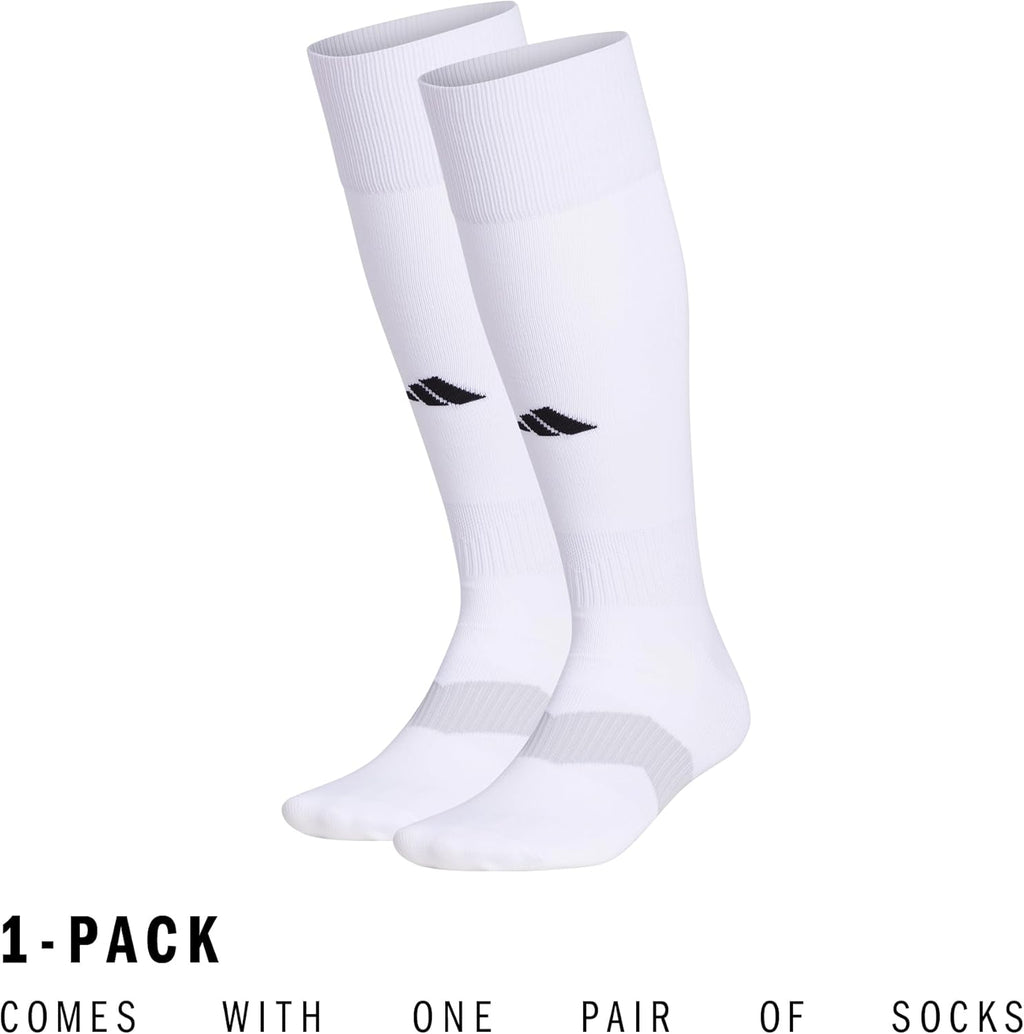 adidas Unisex Metro Soccer Socks for Men, Women, Youth, Boys and Girls, Team Sports