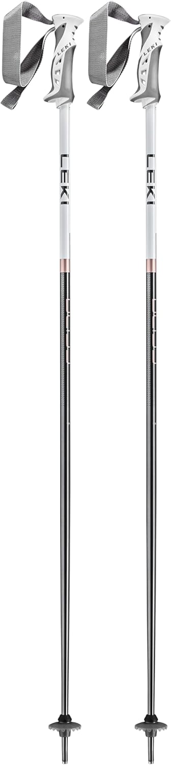 LEKI Women’s Bliss Lightweight Aluminum Ski Poles for Alpine Skiing